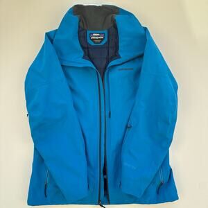 Patagonia Women's Insulated Powder Bowl GORE-TEX Jacket Blue Large